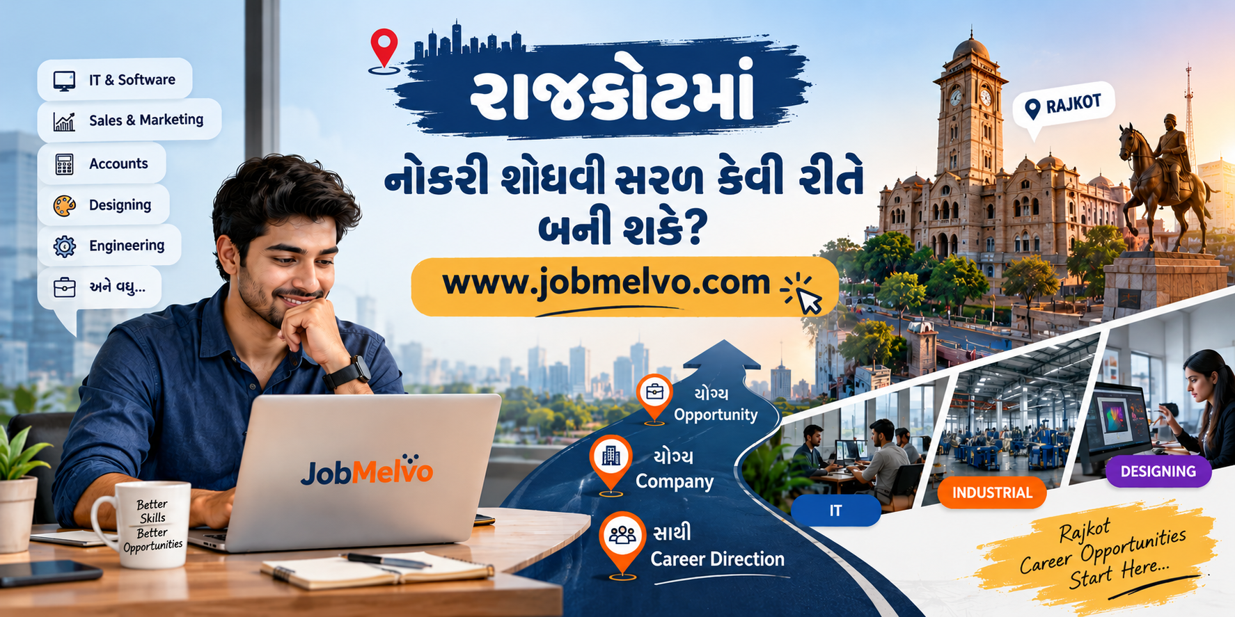રાજકોટમાં Job Search સરળ કેવી રીતે બની શકે?