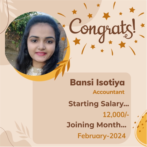 Placed candidate Bansi Isotiya