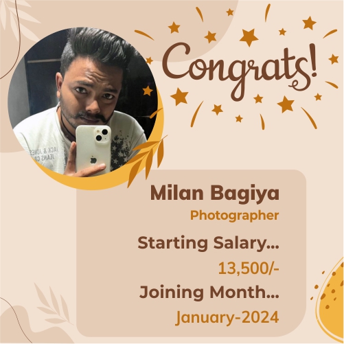 Placed candidate Milan Bagiya