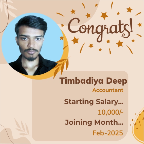 Placed candidate Timbadiya Deep