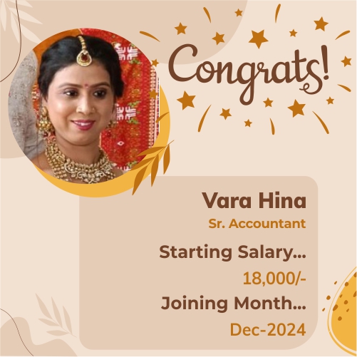Placed candidate Vara Hina